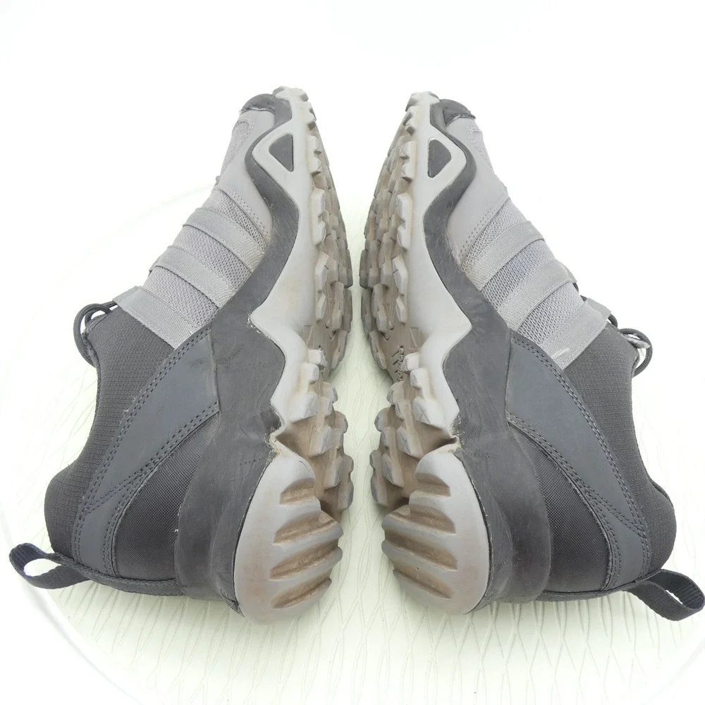 Adidas Terrex AX3 Grey Black Hiking Shoes Mens Size 12 CM7728 Low Top Trail
